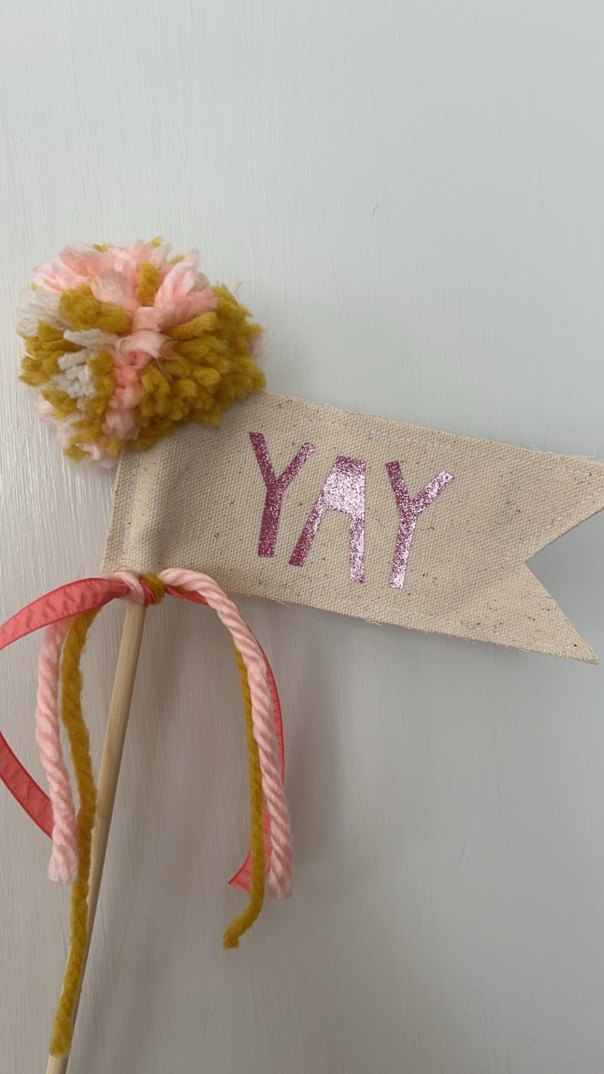YAY Pennant Flag Wand